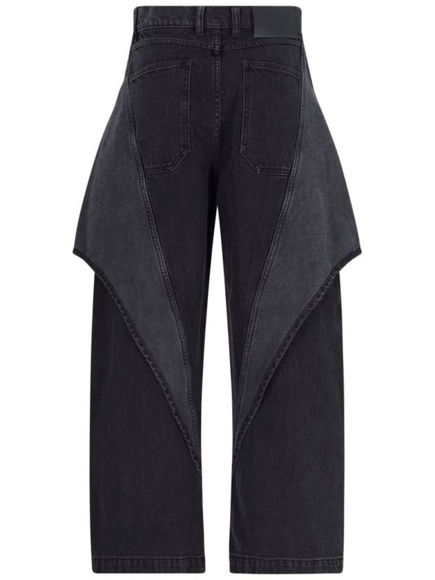 Cropped Sculptural Jeans Brown - JW ANDERSON - BALAAN 3