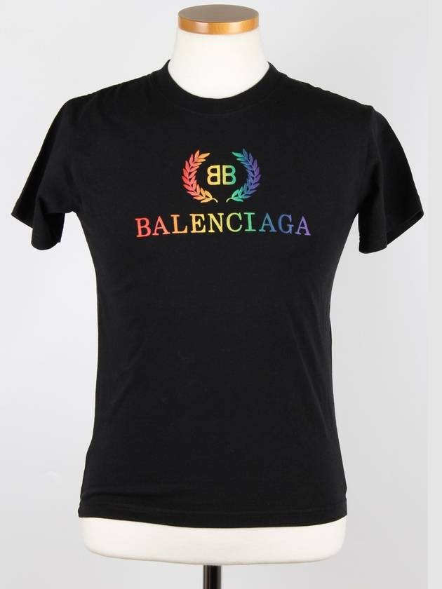 Rainbow Laurel Women s Short Sleeve - BALENCIAGA - BALAAN 1