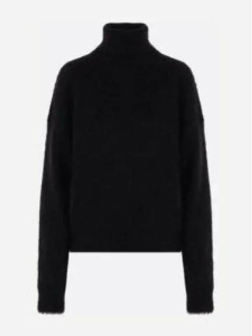 Mohair Sweater Black 759720Y76IH1000 1135151 - SAINT LAURENT - BALAAN 1