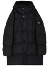 Men's Wappen Patch Crinkle Wraps Long Padding Black - STONE ISLAND - BALAAN 2