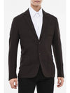 Giorgio Armani 8WGGG02B single breasted jacket brown T003N U8WL - EMPORIO ARMANI - BALAAN 1