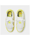 Contrast Accent Kiltie Durf Golf Spikeless Yellow White - G/FORE - BALAAN 4