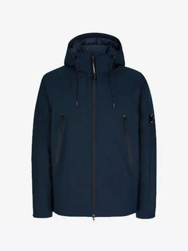 Men's Protech Lens Down Hooded Jacket Navy - CP COMPANY - BALAAN 3