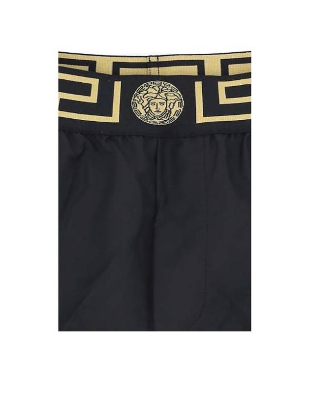 Greca Border Swim Shorts Black - VERSACE - BALAAN 3