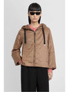 S Anti-Drop Technical Hooded Jacket Brown - MAX MARA - BALAAN.