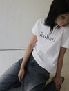 Serif Logo Tshirt WHITE - RUBATI - BALAAN 3