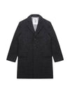 Wool 3 Button Single Coat Grey - SOLEW - BALAAN 1