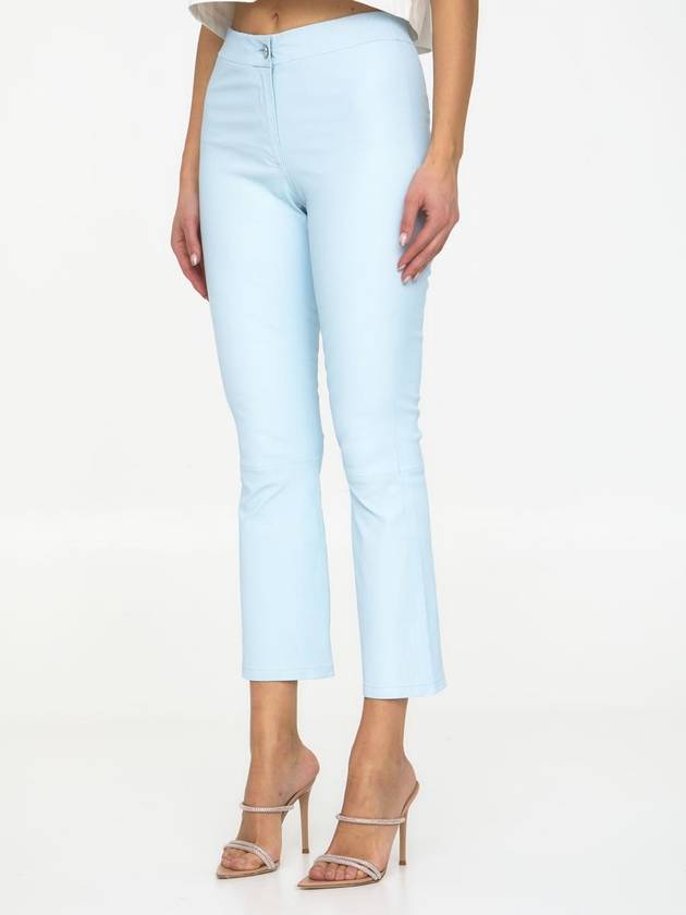 Light-Blue Leather Pants - ARMA - BALAAN 2