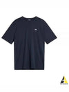 Ade Regular Fit Short Sleeve T-Shirt  JL Navy - J.LINDEBERG - BALAAN 2