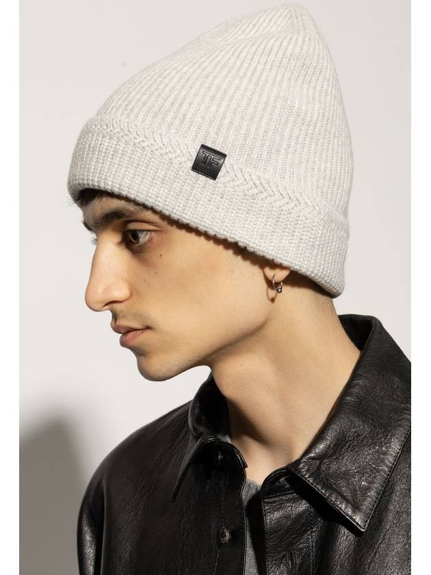 Tom Ford Cap With Logo Patch, Men's, Grey - TOM FORD - BALAAN 2