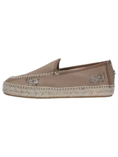 Embroidered espadrille slip on chamois - MAISON MARGIELA - BALAAN 1