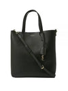 Shopping Toy Supple Leather Tote Bag Black - SAINT LAURENT - BALAAN 2