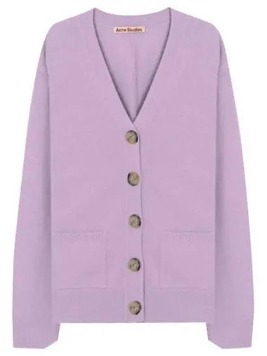 Wool Cashmere Cardigan - ACNE STUDIOS - BALAAN 1