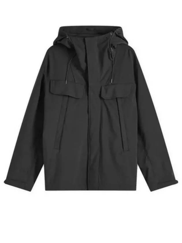 Men's Shell R Double Pocket Hooded Jacket Black - CP COMPANY - BALAAN 2