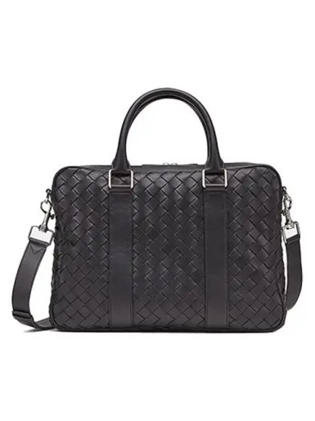 Classic Intrecciato Brief Case Black - BOTTEGA VENETA - BALAAN 2