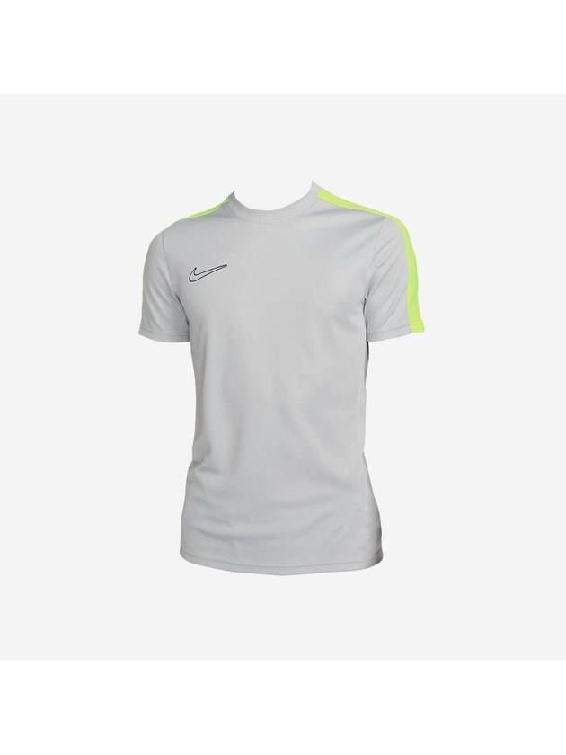 Men's Dry-Fit Academy Short Sleeve Football Short Sleeve T-Shirt Flat Silver - NIKE - BALAAN 2