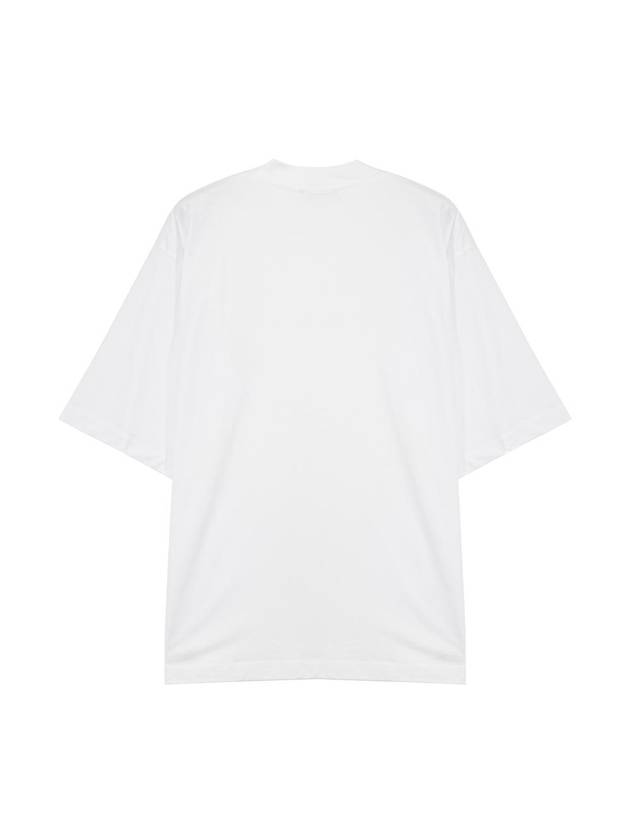 Logo Cotton Short Sleeve T-Shirt White - MARNI - BALAAN 6