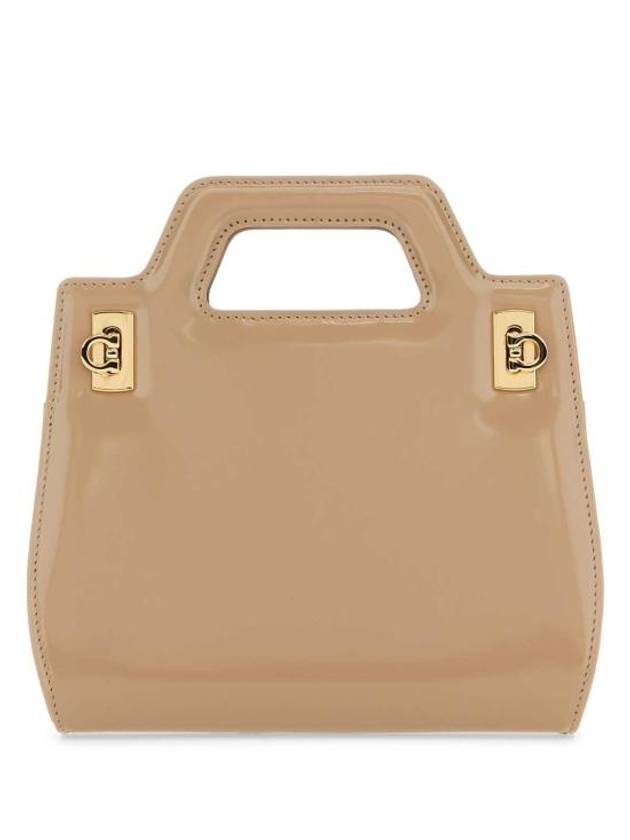 Salvatore Tote Bag 213485762495 BEIGE Beige o Tan - SALVATORE FERRAGAMO - BALAAN 1