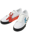 Vulcanized Low Top Sneakers White Blue - OFF WHITE - BALAAN 2