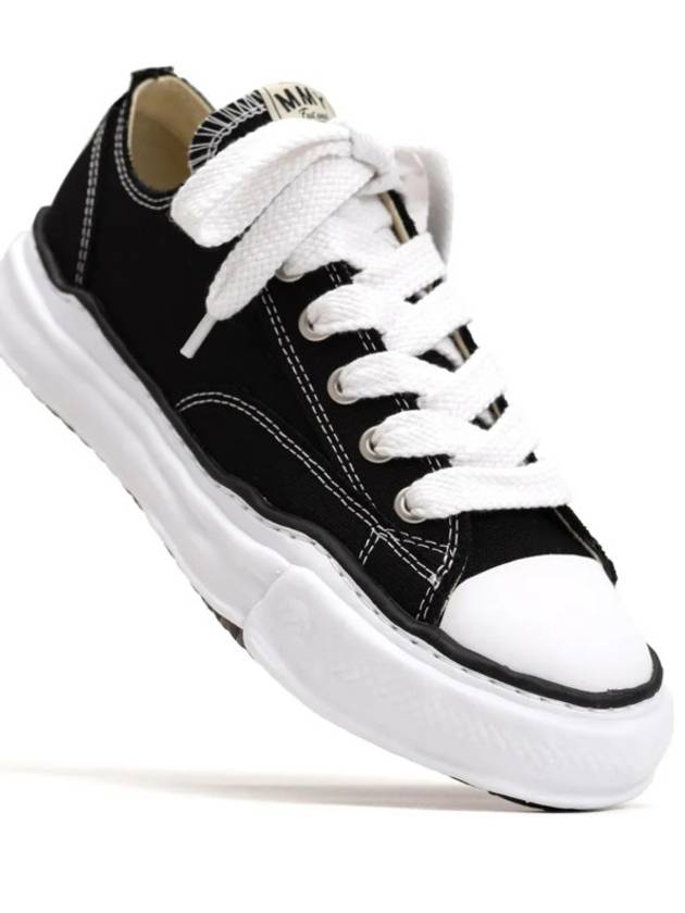 Maison Peterson OG Sole Canvas Low Sneakers Black Orca A01FW702BLACK - MIHARA YASUHIRO - BALAAN 5