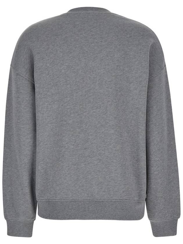 Grey Crewneck Sweatshirt With Tonal Logo Print In Cotton Woman - SEMI COUTURE - BALAAN 2