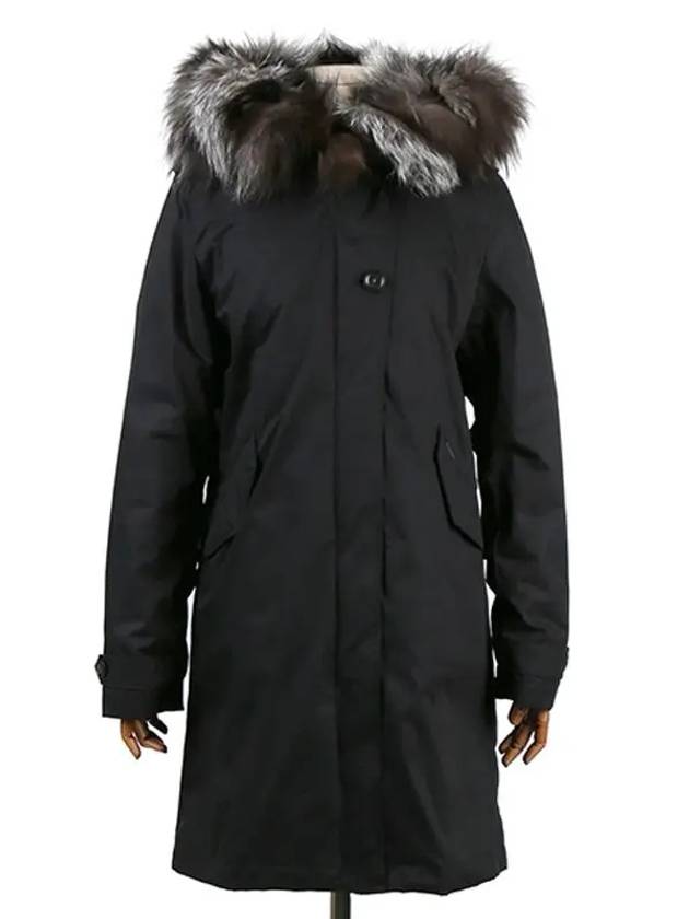 Women's Fox Eskimo Parka Black WWCPS2379 100 - WOOLRICH - BALAAN 6