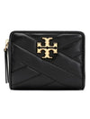 Kira Chevron Mini Bicycle Wallet Black - TORY BURCH - BALAAN.