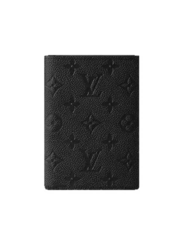 Monogram Passport Wallet Black - LOUIS VUITTON - BALAAN 3