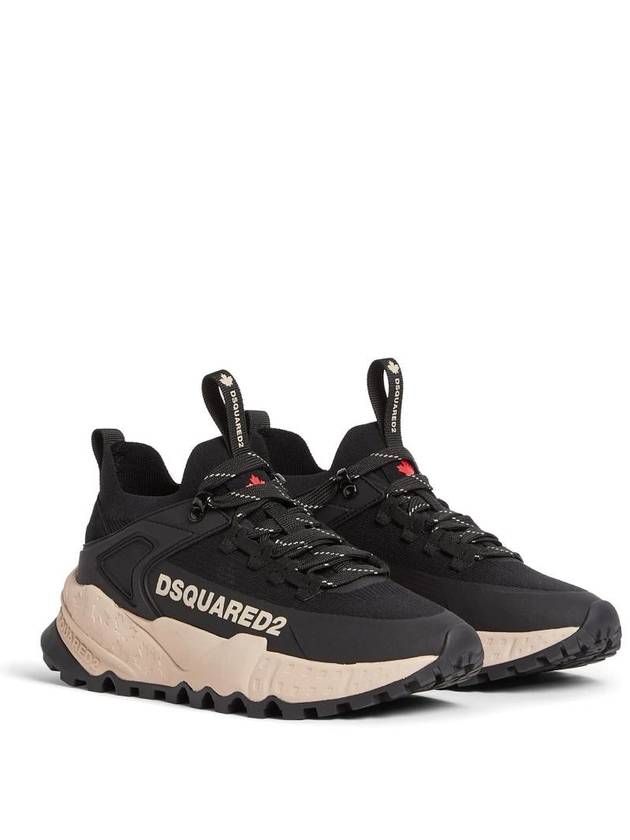 DSQUARED2 Lace-Up Low-Top Sneakers - DSQUARED2 - BALAAN 2