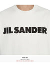 Logo Print Cotton Long Sleeve T-Shirt White - JIL SANDER - BALAAN 9