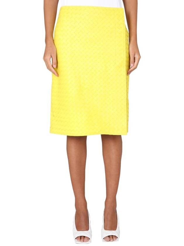 23 ss Skirt WITH Woven Pattern 729819V2JG07193 B0040201248 - BOTTEGA VENETA - BALAAN 2