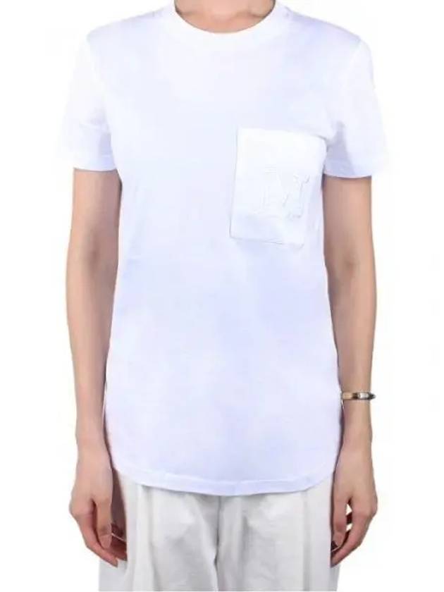 Women s Papaya Short Sleeve T Shirt White PAPAIA 001 1120388 - MAX MARA - BALAAN 1