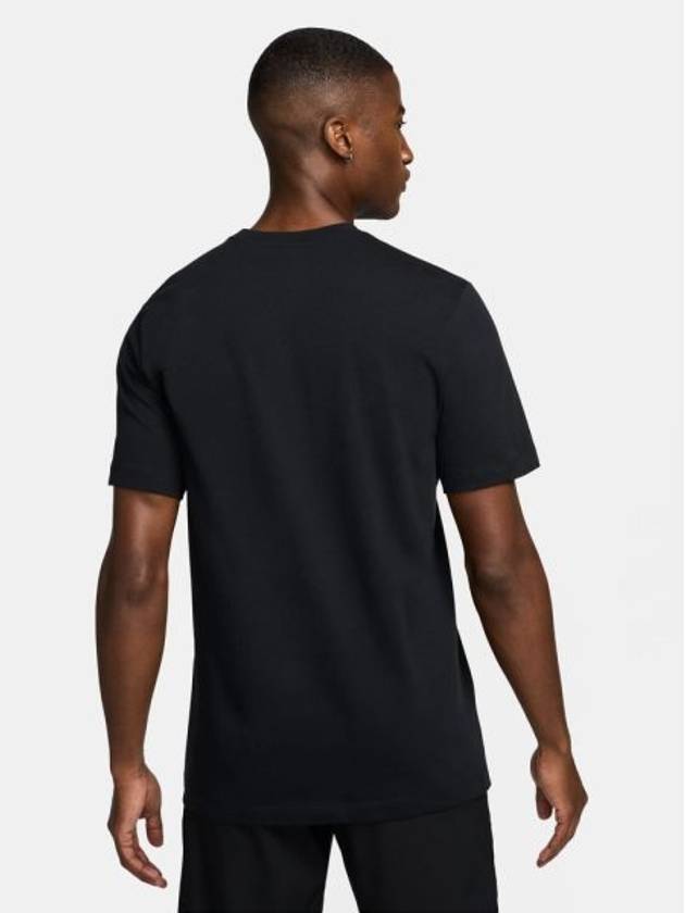 Men's Golf Short Sleeve T-Shirt Black - NIKE - BALAAN 3