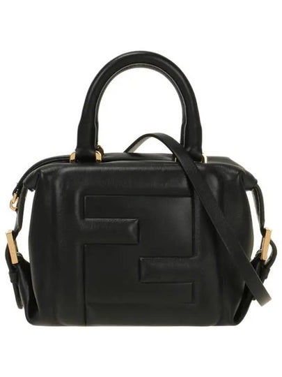 FF Logo Cube Cross Bag Black - FENDI - BALAAN 2