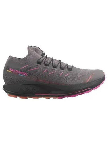 Pulsar Trail Pro 2 W Low Top Sneakers Plum Kitten Black Pink Glow - SALOMON - BALAAN 1