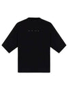 Shadow Project Graphic Interlock Mako Cotton Short Sleeve T-Shirt Black - STONE ISLAND - BALAAN 2