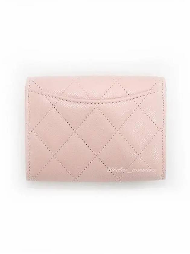 Women's Classic Flap Calfskin Card Wallet Pink - CHANEL - BALAAN 6