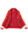 x KAWS Collaboration Red Varsity Jacket XX26JK006RD - HUMAN MADE - BALAAN 2