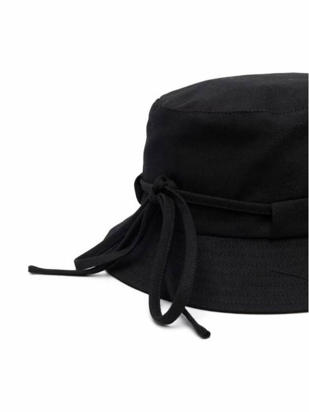 Le Bob Gadjo Bucket Hat Black - JACQUEMUS - BALAAN 4