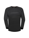 Selune Logo Long Sleeve T-Shirt Black - MAMMUT - BALAAN 1