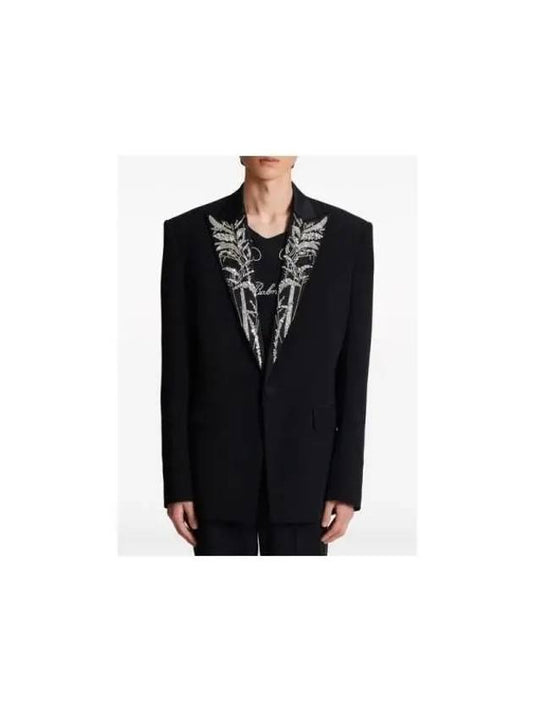 BAMBOO Lapel Single Blazer Jacket CH0SE035 PC30 EHV - BALMAIN - BALAAN 2