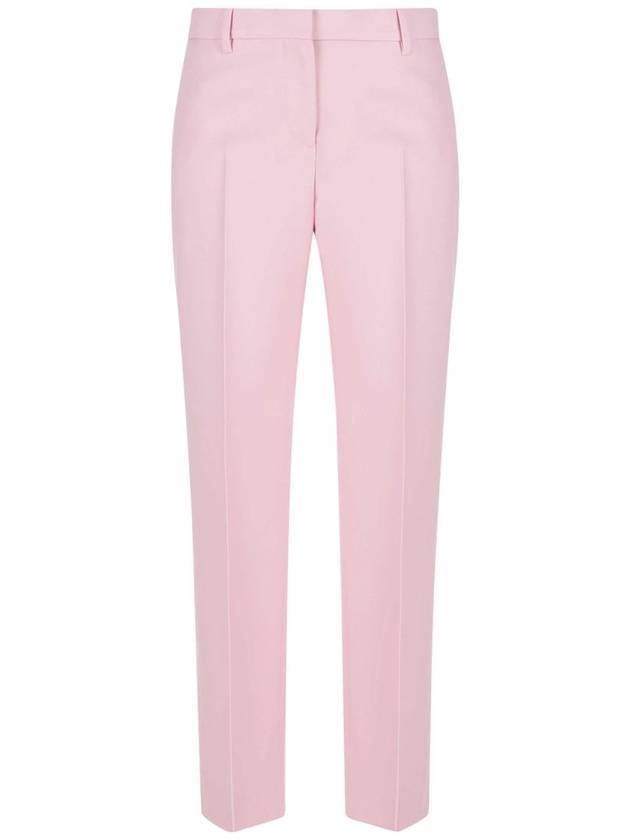 Wool Straight Slacks Pink - BURBERRY - BALAAN 1