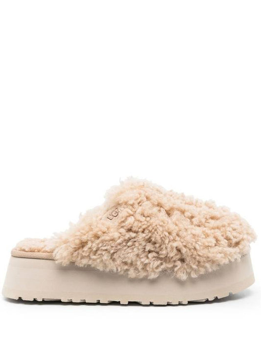 Maxi Curly Flat Slippers Sand - UGG - BALAAN 1