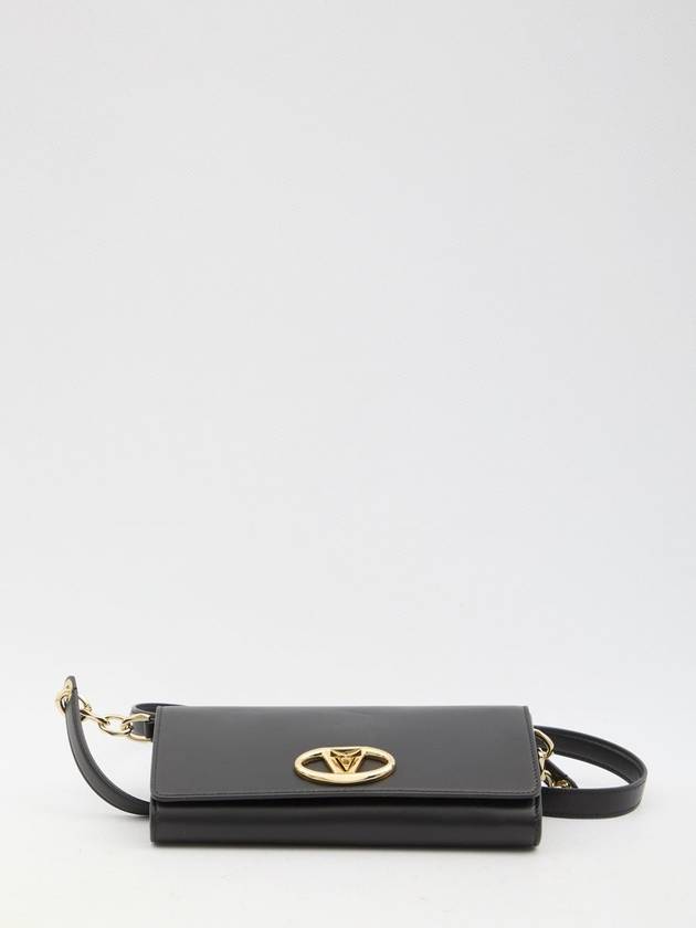 Garavani Logo Plaque Cross Bag Black - VALENTINO - BALAAN 4