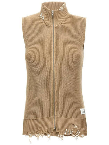 Mm6 Maison Margiela Destroyed Vest - MAISON MARGIELA - BALAAN 1