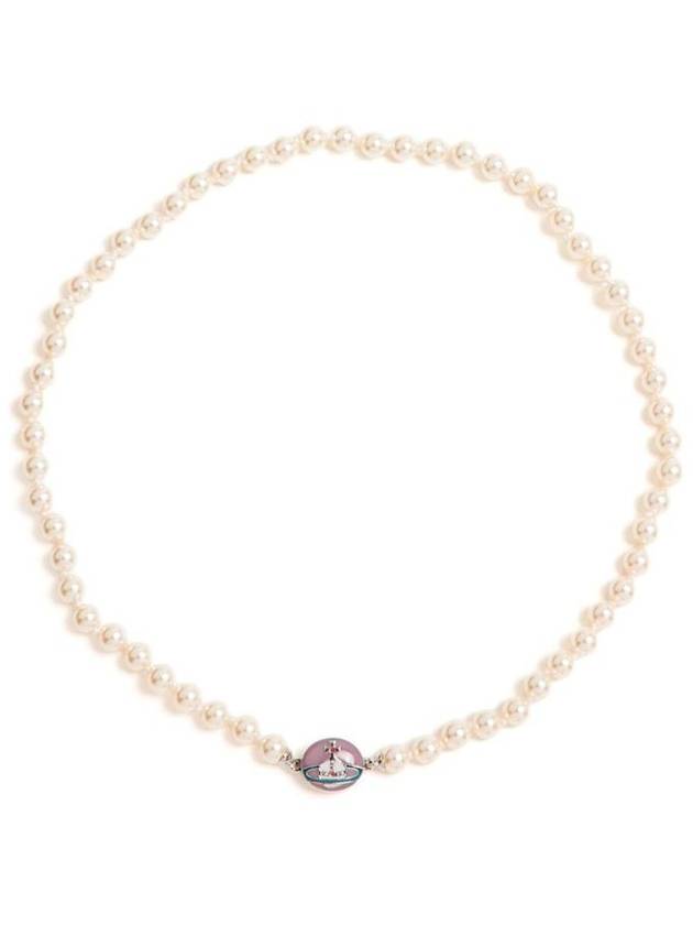 Loelia Pendant Pearl Necklace Ivory - VIVIENNE WESTWOOD - BALAAN 1