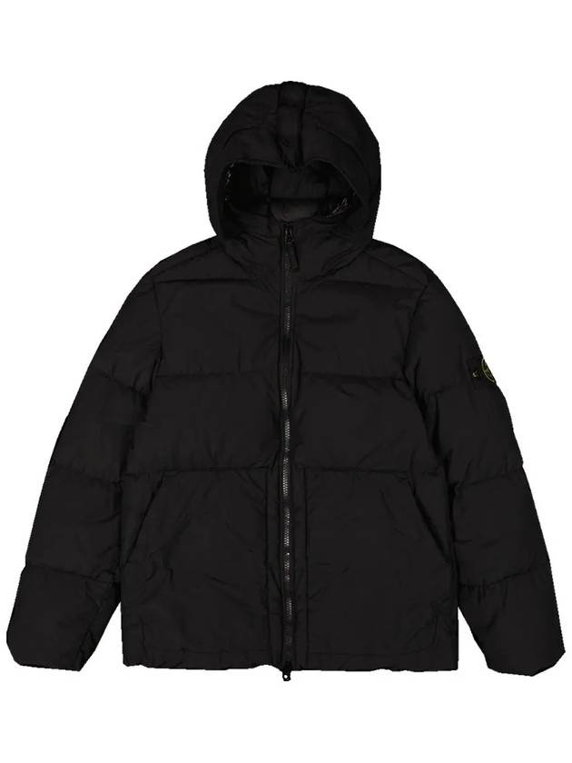 Naslan Light Watro Down Hooded Padding Black - STONE ISLAND - BALAAN 2