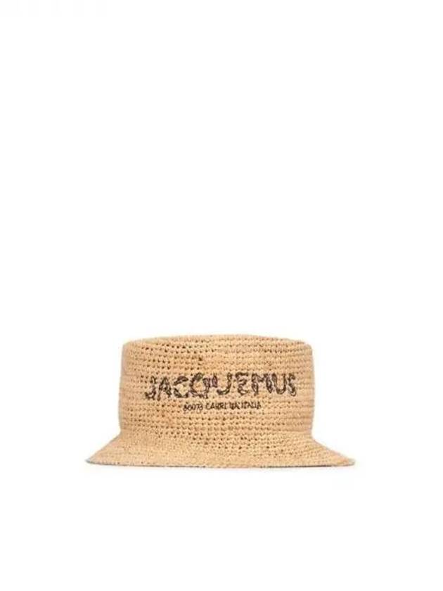 Jacquemus PESCO raffia bucket hat 270680 - JACQUEMUS - BALAAN 1