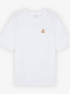 Speedy Fox Patch Comfort Short Sleeve T Shirt White - MAISON KITSUNE - BALAAN 2