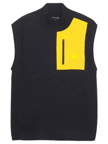 Men s Patch Knit Vest - J.LINDEBERG - BALAAN 1